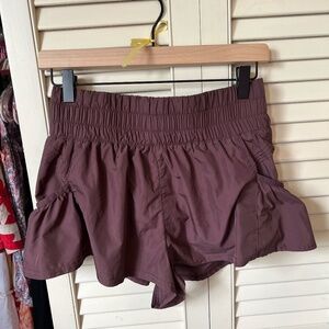 FP Movement Dark Purple "Get Your Flirt On Shorts" - Size Small